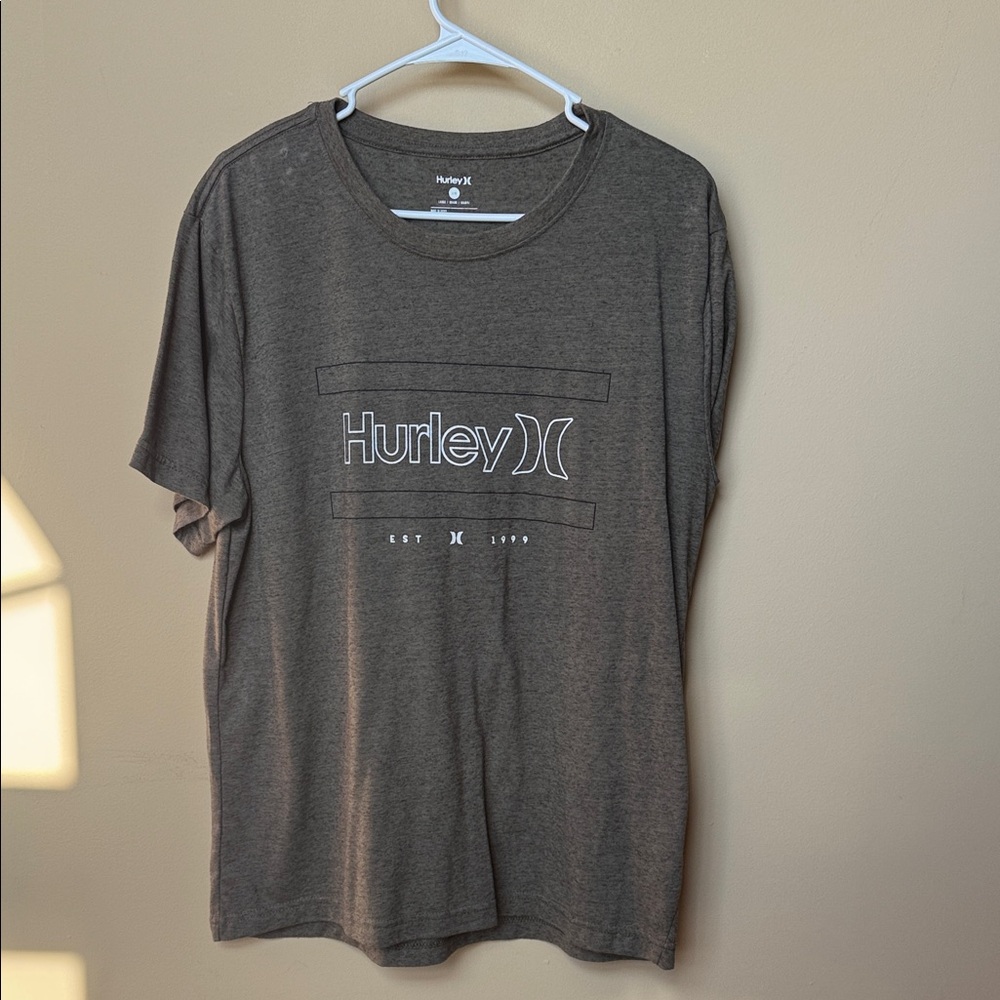 Hurley Charcoal Logo Tee